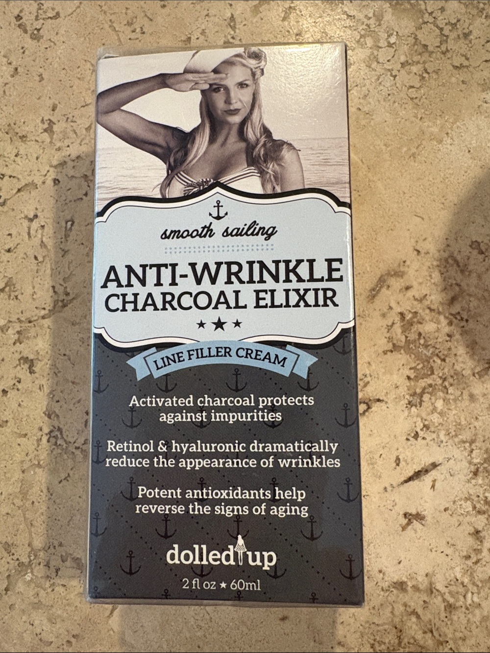 5 for $25 item 🌸 Dolled Up Anti-Wrinkle Charcoal Elixir Line Filler Cream NIB